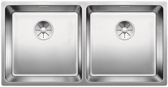 BLANCO 522985 Évier Andano 400/400-IF InFino sans tringle inox satiné brillant