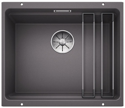 BLANCO 522228 Évier Etagon 500-U InFino sans excentrique Silgranit gris roche BLANCO 522228 Évier Etagon 500-U InFino sans excentrique Silgranit gris roche