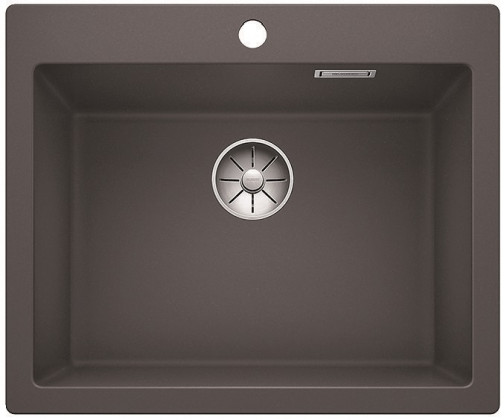 BLANCO 521679 évier Pleon 6 InFino sans excentrique Silgranit PuraDur gris roche
