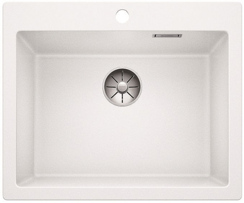 BLANCO 521683 Évier Pleon 6 InFino sans excentrique Silgranit PuraDur blanc