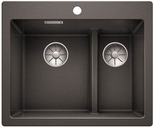 BLANCO 521689 évier Pleon 6 Split InFino sans excentr.Silgranit PuraDur anthraci BLANCO 521689 évier Pleon 6 Split InFino sans excentr.Silgranit PuraDur anthraci