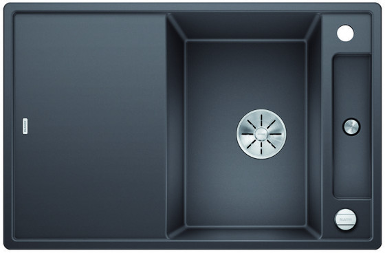 BLANCO 523194 évier Axia III 45 S-F InFino excentrique Silgranit gris roche