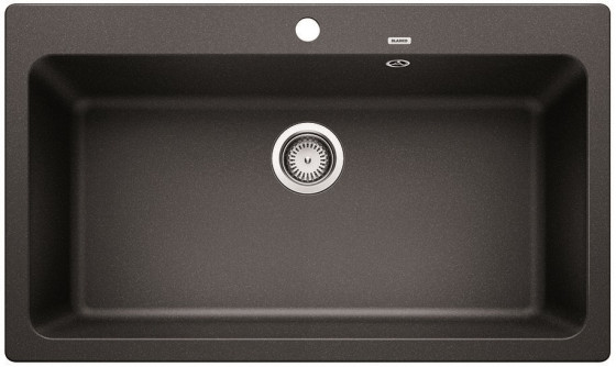 BLANCO 521811 évier Naya XL 9 sans excentrique Silgranit PuraDur anthracite