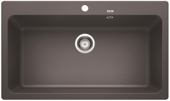 BLANCO 521813 évier Naya XL 9 sans excentrique Silgranit PuraDur gris roche BLANCO 521813 évier Naya XL 9 sans excentrique Silgranit PuraDur gris roche