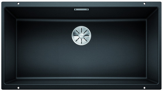 BLANCO 523141 évier Subline 800-U InFino manual Silgranit PuraDur anthracite
