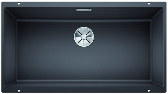 BLANCO 523142 évier Subline 800-U InFino manuál Silgranit PuraDur gris roche BLANCO 523142 évier Subline 800-U InFino manuál Silgranit PuraDur gris roche