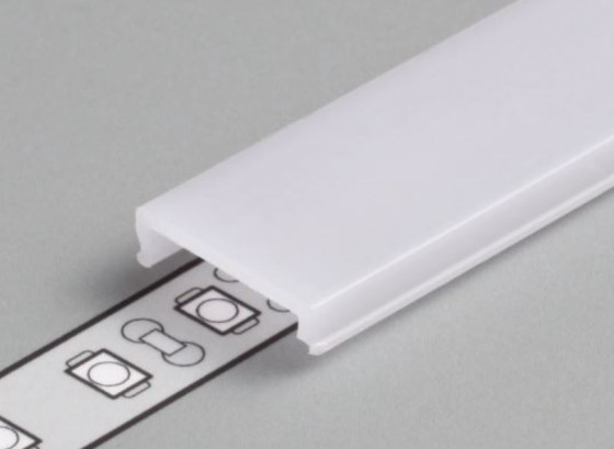 StrongLumio moulure de recouvrement F a profil LED 14 clipsable 2000mm opal