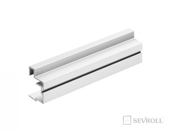 SEVROLL Faworyt II profil de poignée 100mm 18mm blanc mat (échantillon)