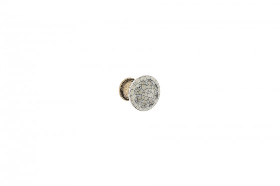 TULIP bouton Country or ancien/porcelaine beige TULIP bouton Country or ancien/porcelaine beige