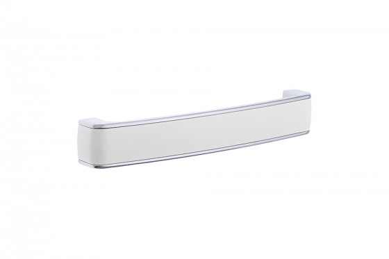 TULIP Poignée Taca 384 chrome brillant/blanc mat TULIP Poignée Taca 384 chrome brillant/blanc mat