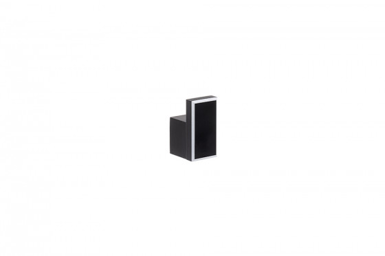 TULIP Porte-manteau Rocata noir mat + vis
