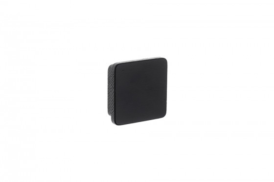 TULIP Knop Square noir + vis