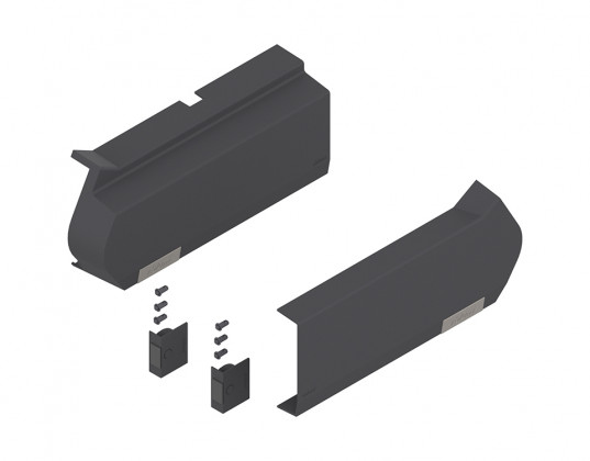 BLUM 21F8020 caches HF pour SD gris foncé TGIG