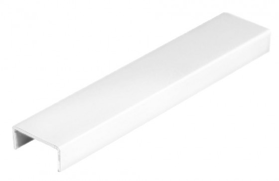 SEVROLL 04153 profil U pour lamino 18mm 3m blanc brillant