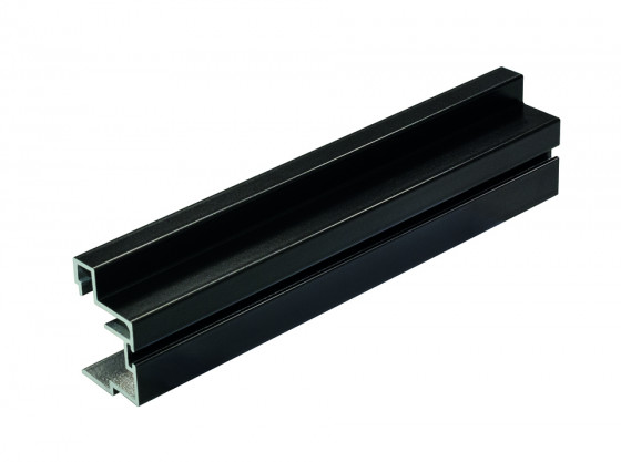 SEVROLL 05306 Faworyt II profil de poignée 16/18mm 2,7m noir mat