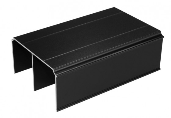 SEVROLL 05315 Gemini guidage supérieur 3m noir mat