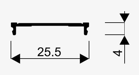 SEVROLL 05321 masque Elegant II 6m noir mat