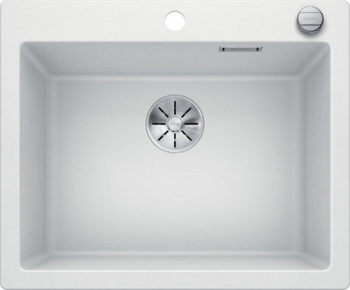 BLANCO 523690 Évier Pleon 6 InFino avec excentrique Silgranit PuraDur blanc