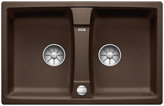 BLANCO 524959 Évier Lexa 8 Silgranit PuraDur café