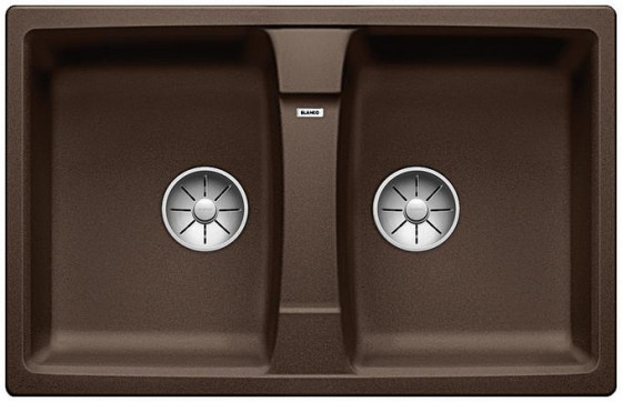 BLANCO 524969 Évier Lexa 8 Silgranit PuraDur café