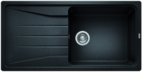 BLANCO 525977 Évier Sona XL 6 S sans excentrique Silgranit PuraDur noir