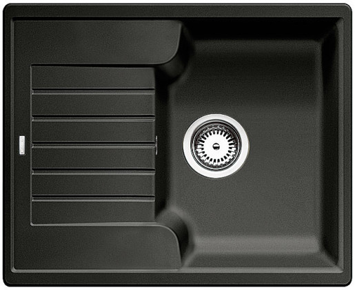 BLANCO 526006 évier Zia 40 S sans excentrique Silgranit PuraDur noir
