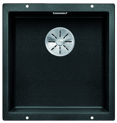 BLANCO 525990 évier Subline 400-U InFino manuál Silgranit PuraDur noir BLANCO 525990 évier Subline 400-U InFino manuál Silgranit PuraDur noir