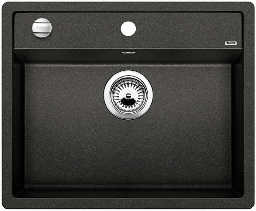 BLANCO 525873 évier Dalago 6 avec excentrique Silgranit PuraDur noir