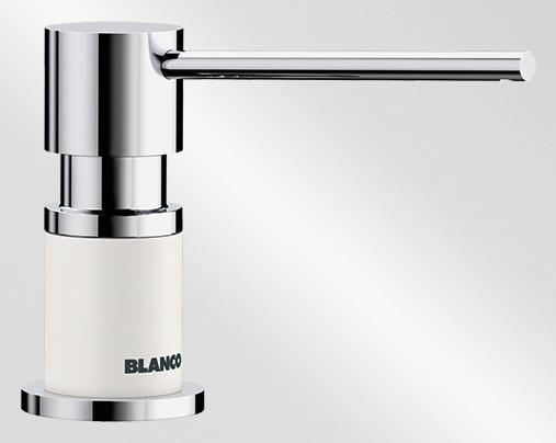 BLANCO 525814 Distributeur savon Lato Silgranit blanc/chrome
