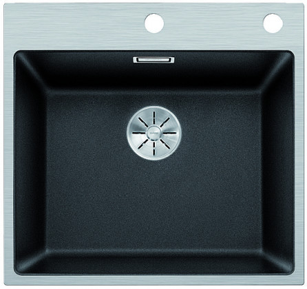 BLANCO 525999 Évier Subline 500-IF/A InFino c/tige Silgranit PuraDur noir BLANCO 525999 Évier Subline 500-IF/A InFino c/tige Silgranit PuraDur noir