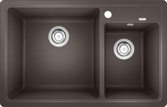 BLANCO 526229 Évier Legra 8 sans excentrique Silgranit café