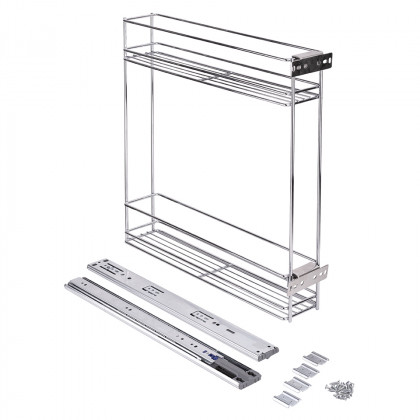 K-StrongWire basket 150 mm, ball bearings slide with damping- REDUCED QUALITY