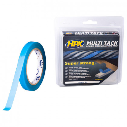 StrongLumio ruban adhésif double face 12mm super résistant pour profils LED 5m
