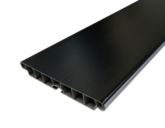 SOKL S100/01 plinthe 100mm noir mat 4m