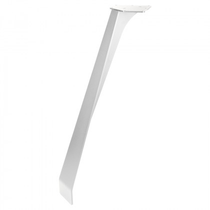 MILADESIGN ET N72110 pied de table chanfreiné blanc 720mm MILADESIGN ET N72110 pied de table chanfreiné blanc 720mm