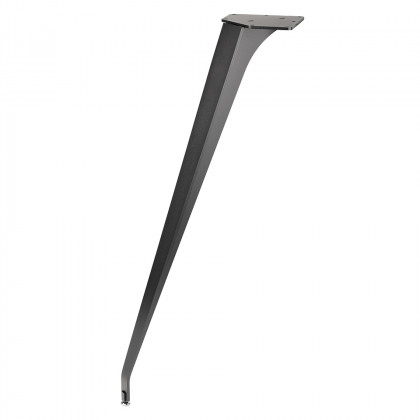 MILADESIGN ET N72026 pied de table biseauté anthracite 720mm MILADESIGN ET N72026 pied de table biseauté anthracite 720mm