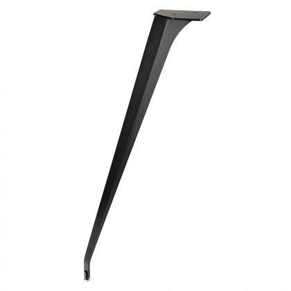 MILADESIGN ET N72026 pied de table biseauté noir 720mm