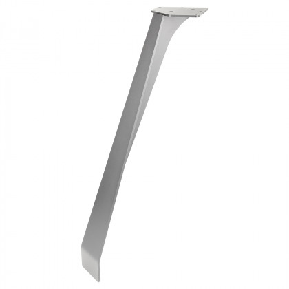MILADESIGN ET N72110 pied de table biseauté argent 720mm MILADESIGN ET N72110 pied de table biseauté argent 720mm