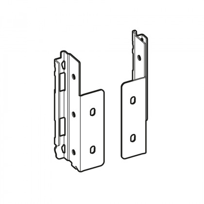 HETTICH 9257669 AvanTech YOU support arriere 139, droite, argent