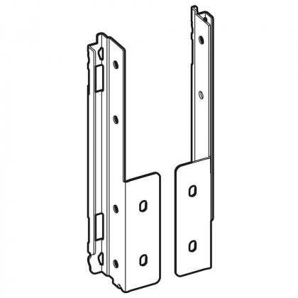 HETTICH 9257682 AvanTech YOU support arriere 187, gauche, blanc