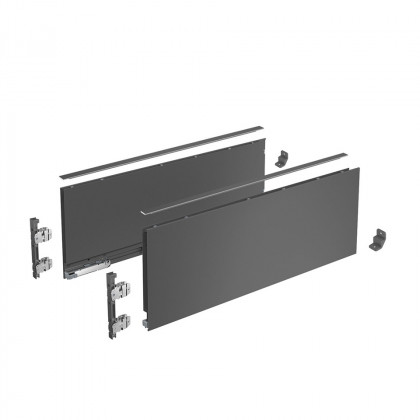 HETTICH 9255350 AvanTech You ensemble jeu de côtés 187/650 anthracite