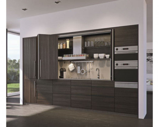 HAWA 27636 Folding Concepta 25 dans boîtier 1250-1850mm argent gauche