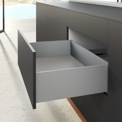 HETTICH ensemble AvanTech YOU tiroir, 187/350mm, 30kg, Quadro, argent, SiSy
