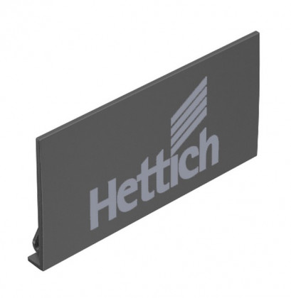 HETTICH 9257705 AvanTech You cache-vis avec logo Hettich anthracite