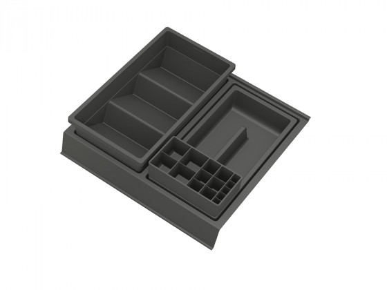 GOLLINUCCI organisateur de salle de bain avec accessoires 350mm 308x322x90mm ant
