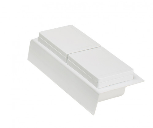 GOLLINUCCI Organiseur de salle de bain avec accessoires 270mm 122x242x69mm blanc