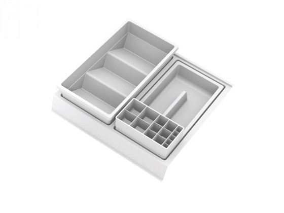 GOLLINUCCI organisateur de salle de bain avec accessoires 350mm 308x322x90mm bla