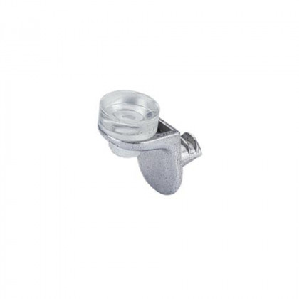 HETTICH 47609 support de tablette Sekura 8,5 mm, nickelé, transparent HETTICH 47609 support de tablette Sekura 8,5 mm, nickelé, transparent