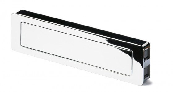 HETTICH 9086688 Poignée TOUCH-IN carrée 181/172 mm chrom brillant