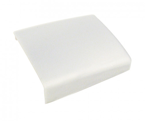 IF cache-vis quincaillerie rektifik. suspension blanc, droite